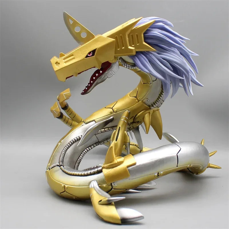 26cm Digimon Adventure Figure Anime Metal Seadramon Action Figureine Gk Pvc Statue Model Collect Decoration Toys For Kid Gifts