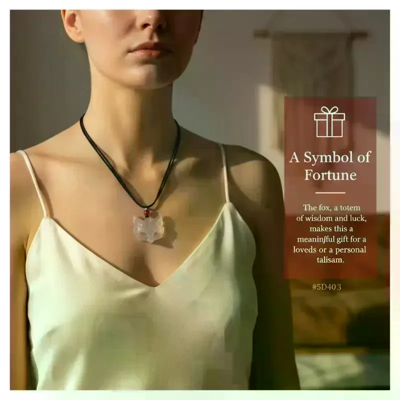 Animal Mask Translucent Pendant Unisex Necklace Gift for Couples Friends Unique Party Fashion Accessory
