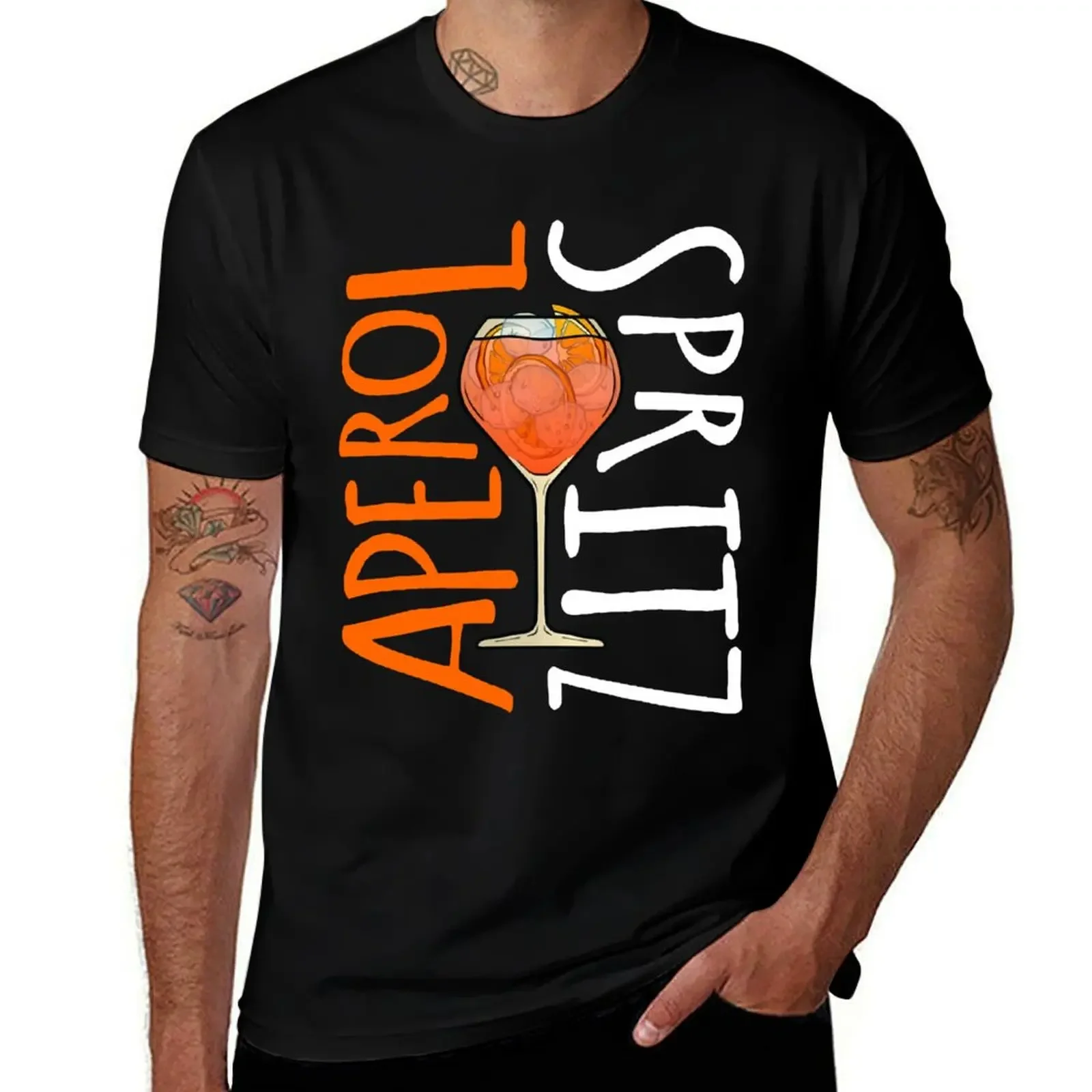 2025 New model Fashionable and Innovative SPRITZ Classic T-Shirt cotton man t-shirts graphic shirts basketball graphic tees grap