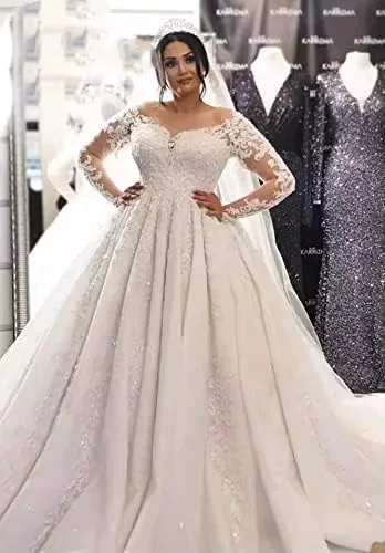 #13 Womens Long Sleeve Wedding Dress Price Drop Alerts