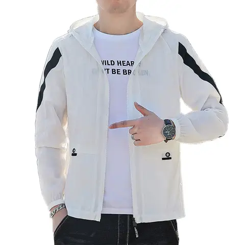 여름 빛 선 스크린 의류 남자 일본 유행 브랜드 느슨한 얼음 실크 피부 의류 야외 낚시 선 스크린 의류