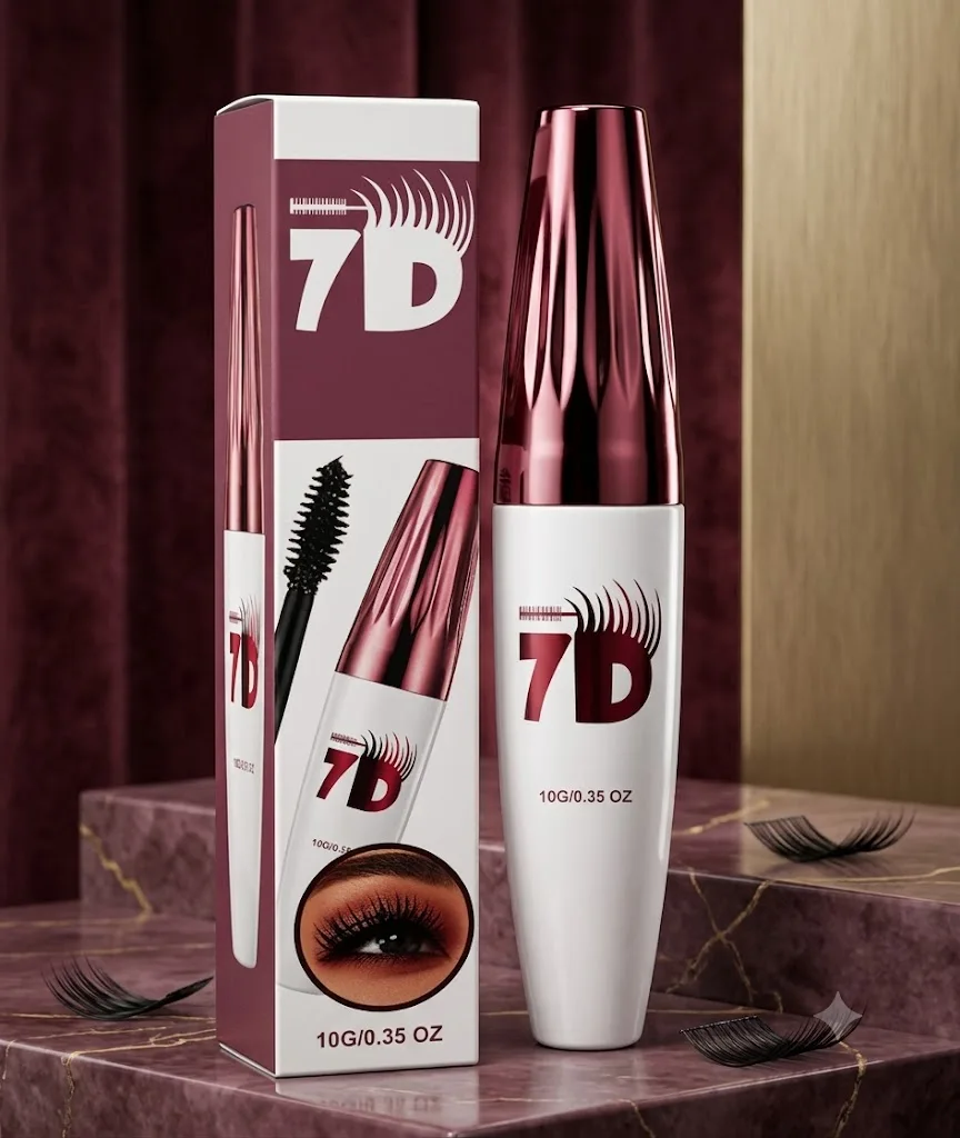1/2Pcs 7D Volume Mascara Black Waterproof Sweatproof Lash Lengthener Curling Mascara Long Lasting Eye Makeup Cosmetics