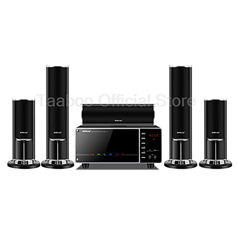Nuevo 100W de alta potencia KTV Home TV sala de estar Altavoz Bluetooth sonido envolvente altavoz Subwoofer 5,1 sistema de cine en casa conjunto de Audio