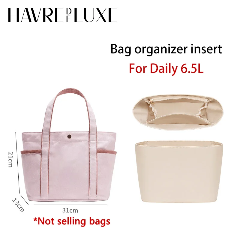 

Nylon Organizer Insert For Daily 6.5l Durable Fashion Wateproof Gift Bag Support Storage Inner Modification Bag Accessories