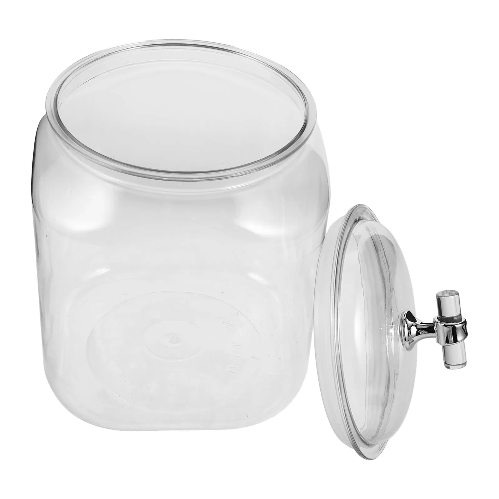 

Kitchen Storage Large Capacity Transparent Airtight Candy Dish With Lid Containers Flour Sugar Holder Tea Coffee Candy Dish
