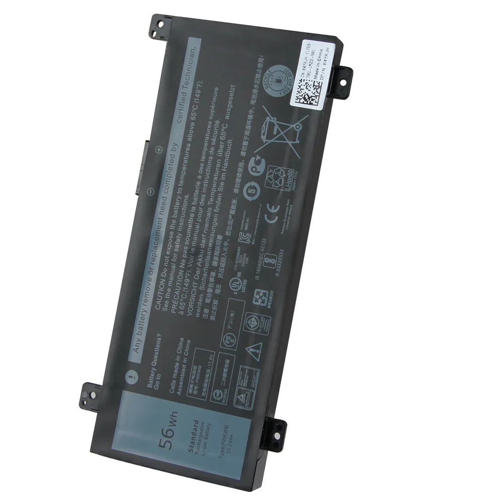 Replacement Battery PWKWM For DELL Inspiron14-7466 7467 7000 P78G 7467-D1545B/R D1745B/R 56wh High Quality Batteries With Tool