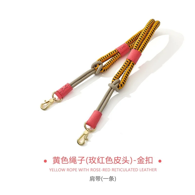 New Hand-Knitted Shoulder Strap For Longcharm Bag Replacment Handbag Crossbody Strap Accessories 2 Sizes Golden Buckle