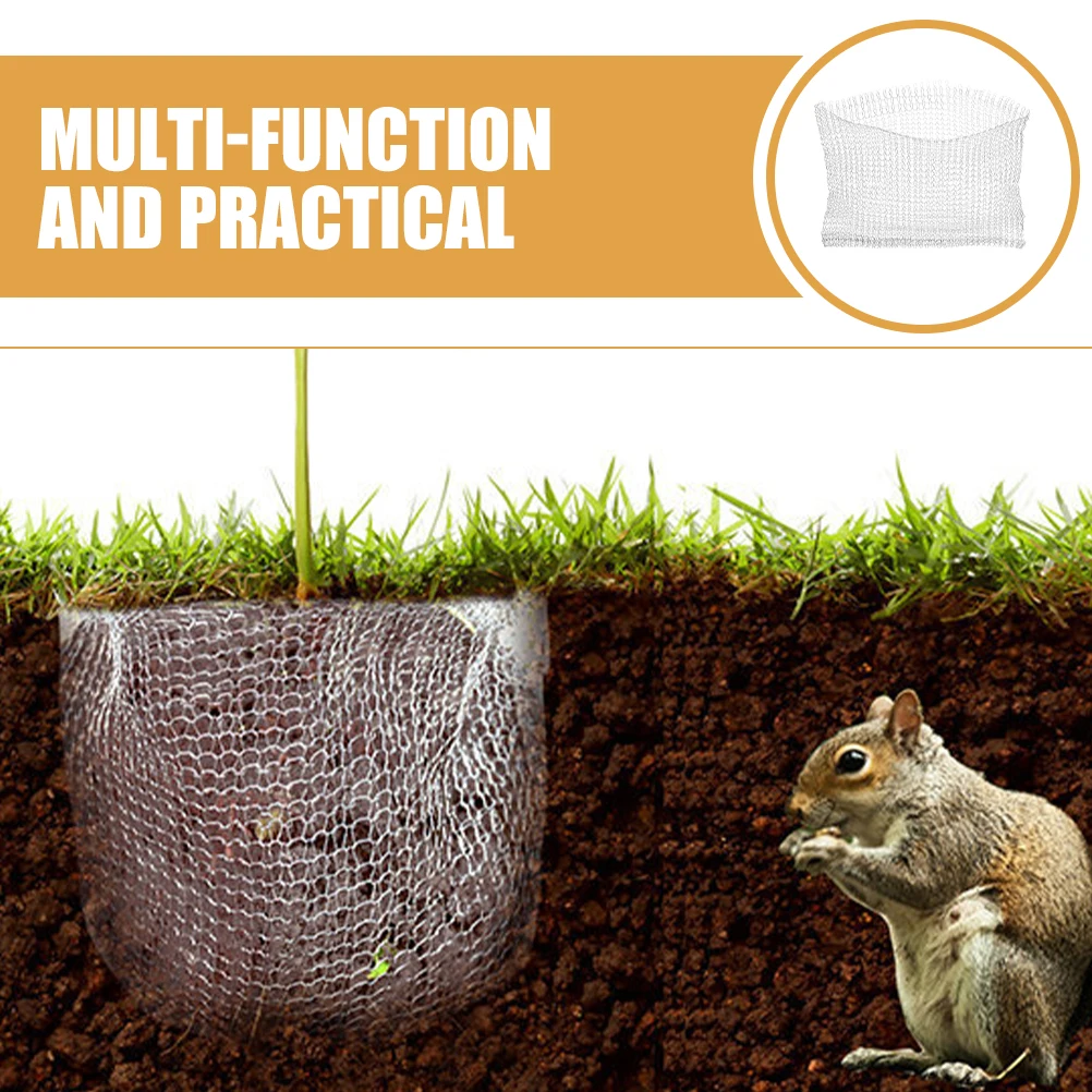

Plant Root Protection Bag Iron Wire Material Supple Design Prevents Animals from Chewing Roots of Plants Root Protectors