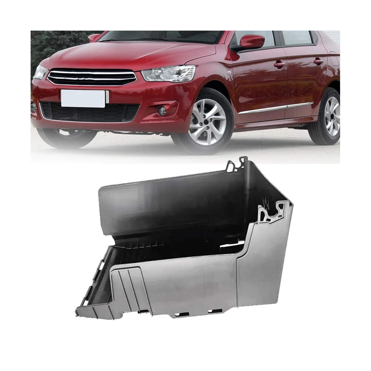 Cover Battery Slot for Peugeot 208 2008 301 Citroen C3 C-Elyse 13-22