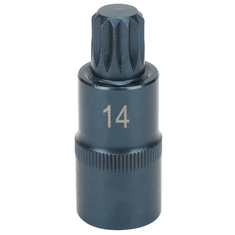 

12-Points Screwdriver Bit 1/2in Square Socket Alloy Steel Hardware Tool For Electric Wrench