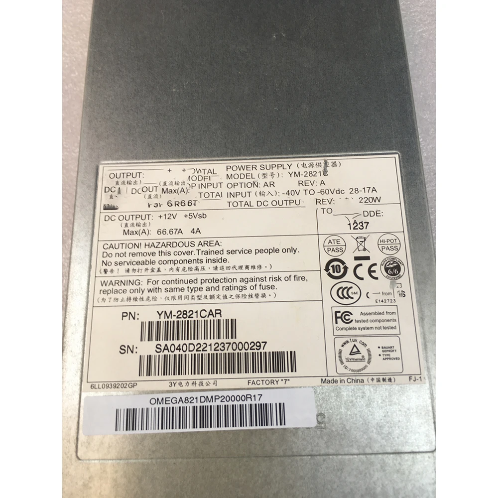 Stable Performance YM-2821C Server Power Module High Reliability