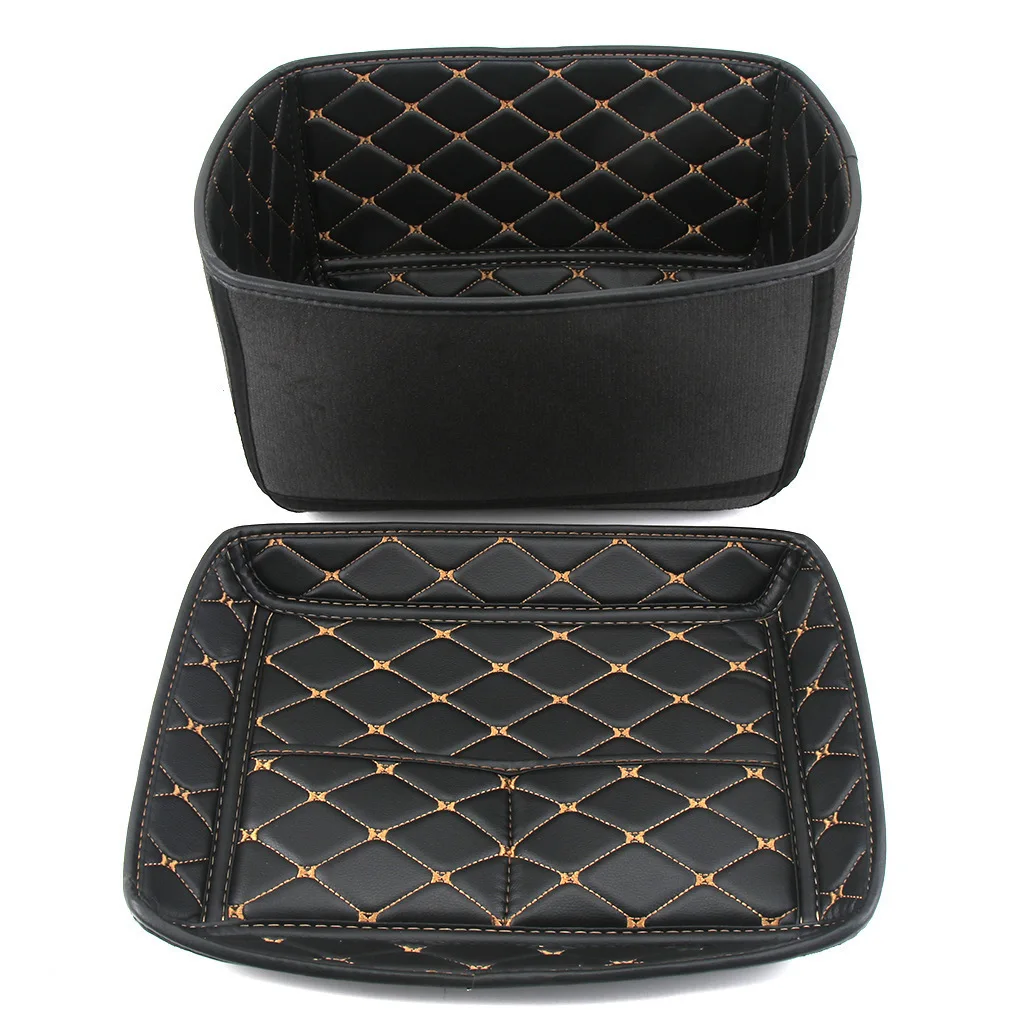 

Коврик для багажника мотоцикла/электроскутера из алюминиевого сплава с кожаной подкладкой из ПУ, большой вместимости