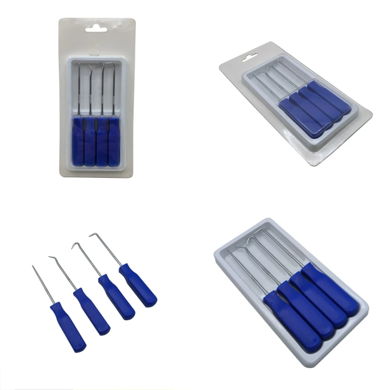 4x Móc Inox Cà Phê Niêm Phong Loại Bỏ Bộ Dụng Cụ Tháo Lắp Dễ Dàng Thả Vận Chuyển