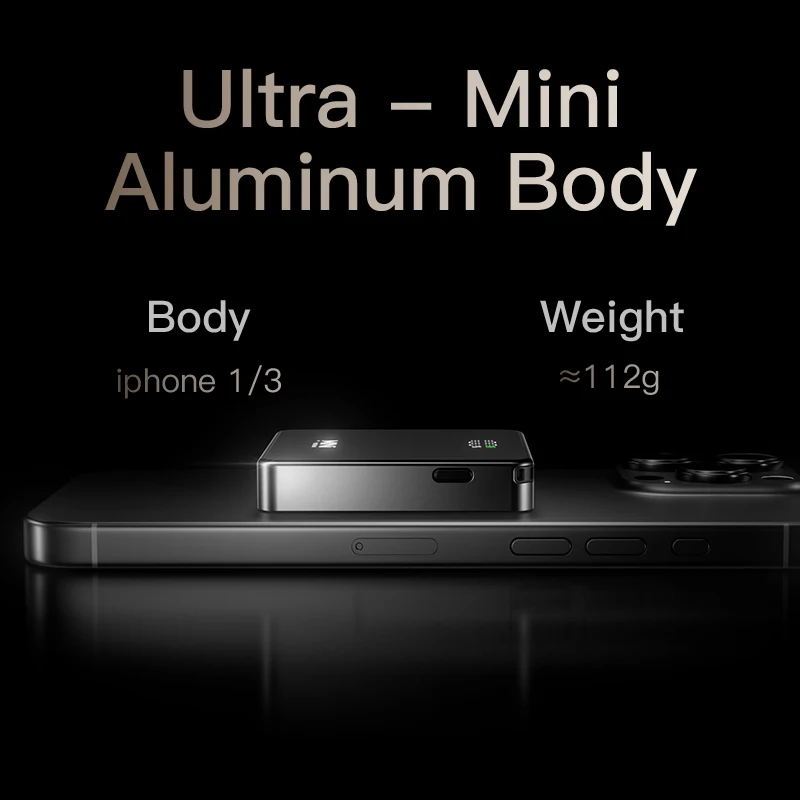 オリジナルポータブルミニ磁気ワイヤレスモバイルバッテリー10000mAh、MagSafe対応iPhone 17/16用外部補助バッテリー