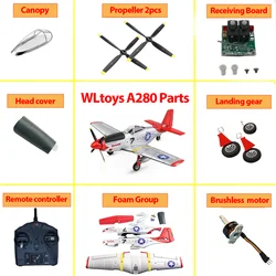 Original Wltoys XK A280 RC Airplane Components and Parts Accessory Propeller Receiving board Fuselage Light Board Remote Control