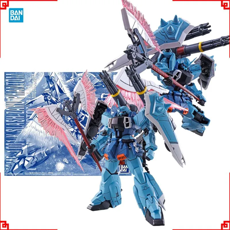 Bandai Gundam Model Kit MG Slash Zaku Phantom Yzak Jule Аниме Фигурка Gunpla Строительный комплект Фигурки Игрушки для мальчиков Подарок