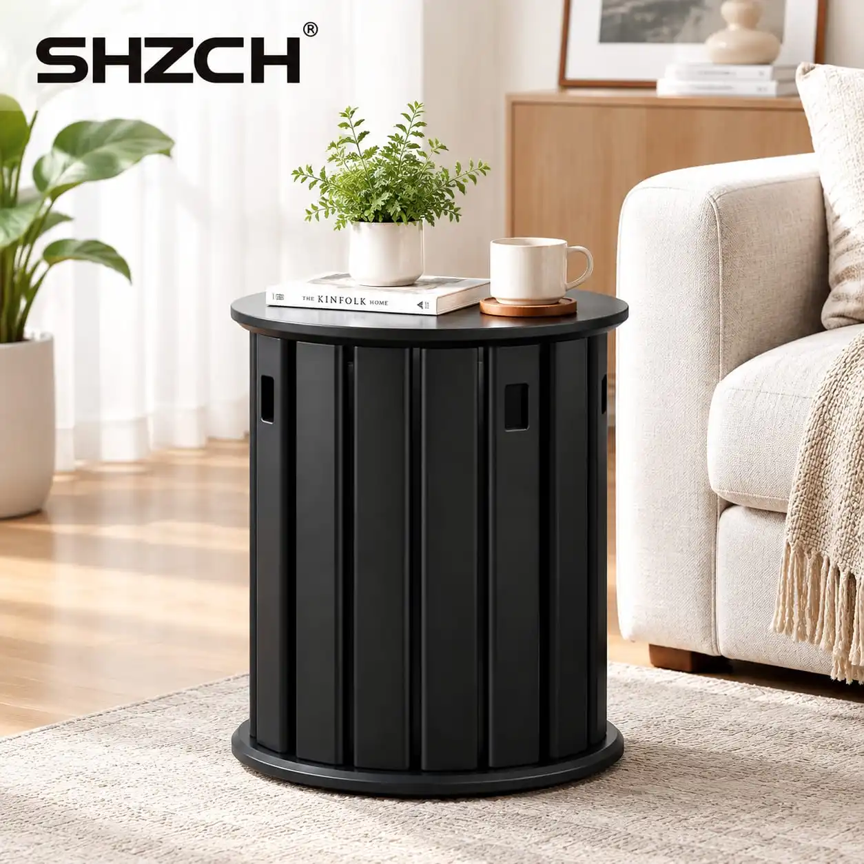 Stackable Stool Set Multi-Function Chair Coffee Table Side Table End Table Space Saving Nesting Stools for Home