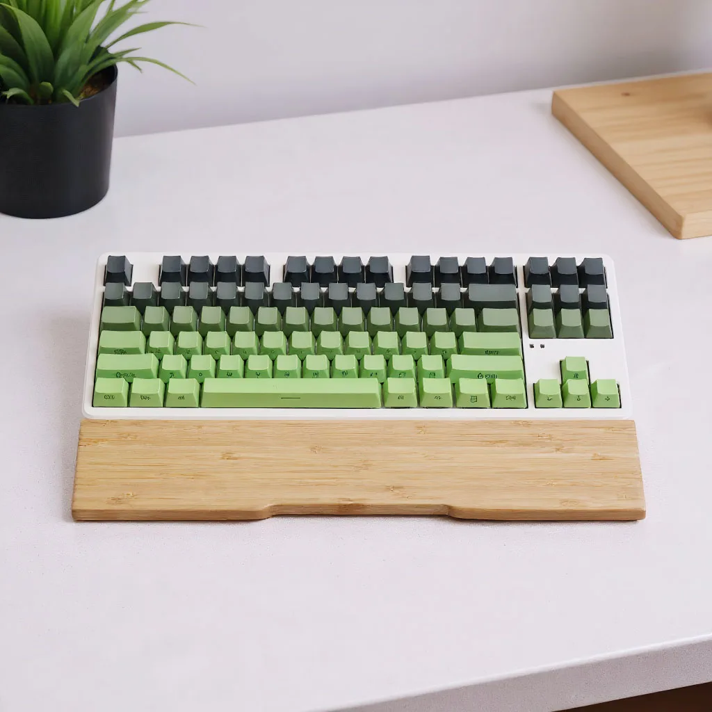 Mechanical Keyboard Bamboo Wood Hand Rest Wrist Rest Solid Wood Hand Rest For 61 Key 68 Key 84 Key 75 Layout 87 Key