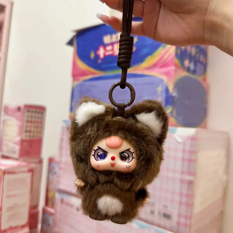 

Новая детская три мини-обнимашки серии, виниловая подвеска для лица, модная слепая коробка, мини-подвесная игрушка, коробка-сюрприз, студенческий подарок на день рождения