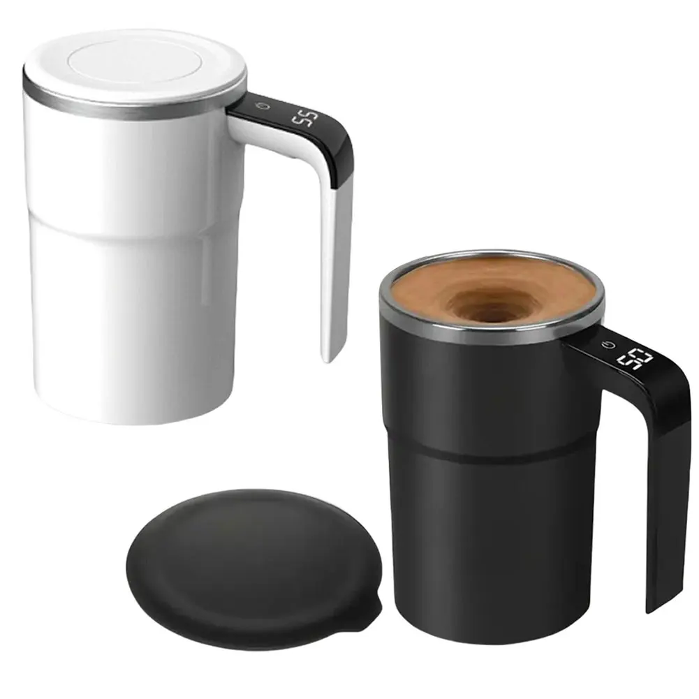 380ML Self Stirring Mug Rechargeable Auto Magnetic Coffee Mug Electric Mixing Mug for Chocolate Milk Tea Office Home Kitchen