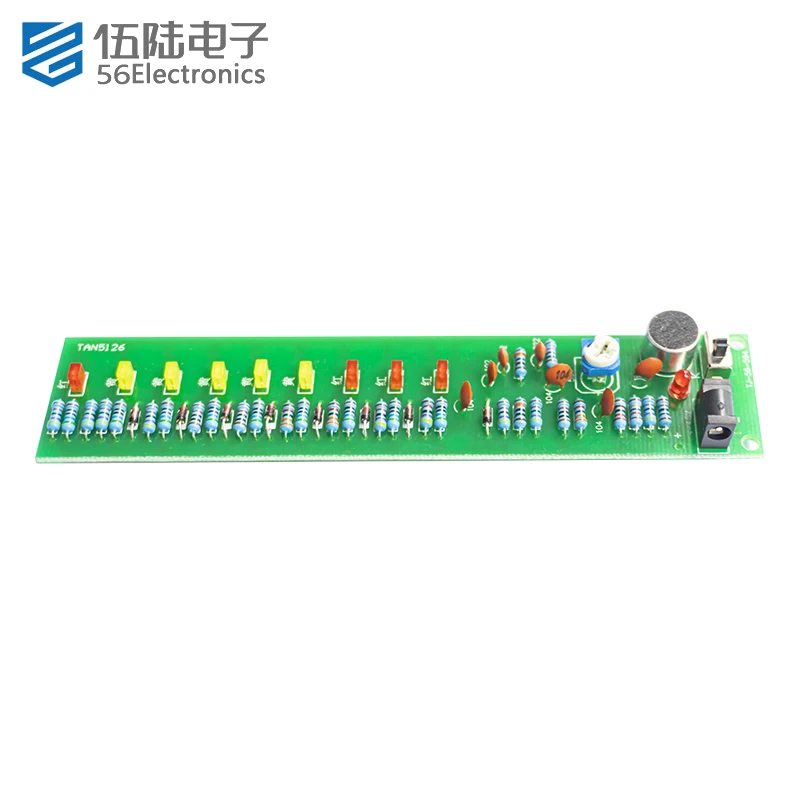 9-level Audio Level Luminous Column Kit Voice Controlled Music Rhythm LED Melody Light Welding Spare Parts