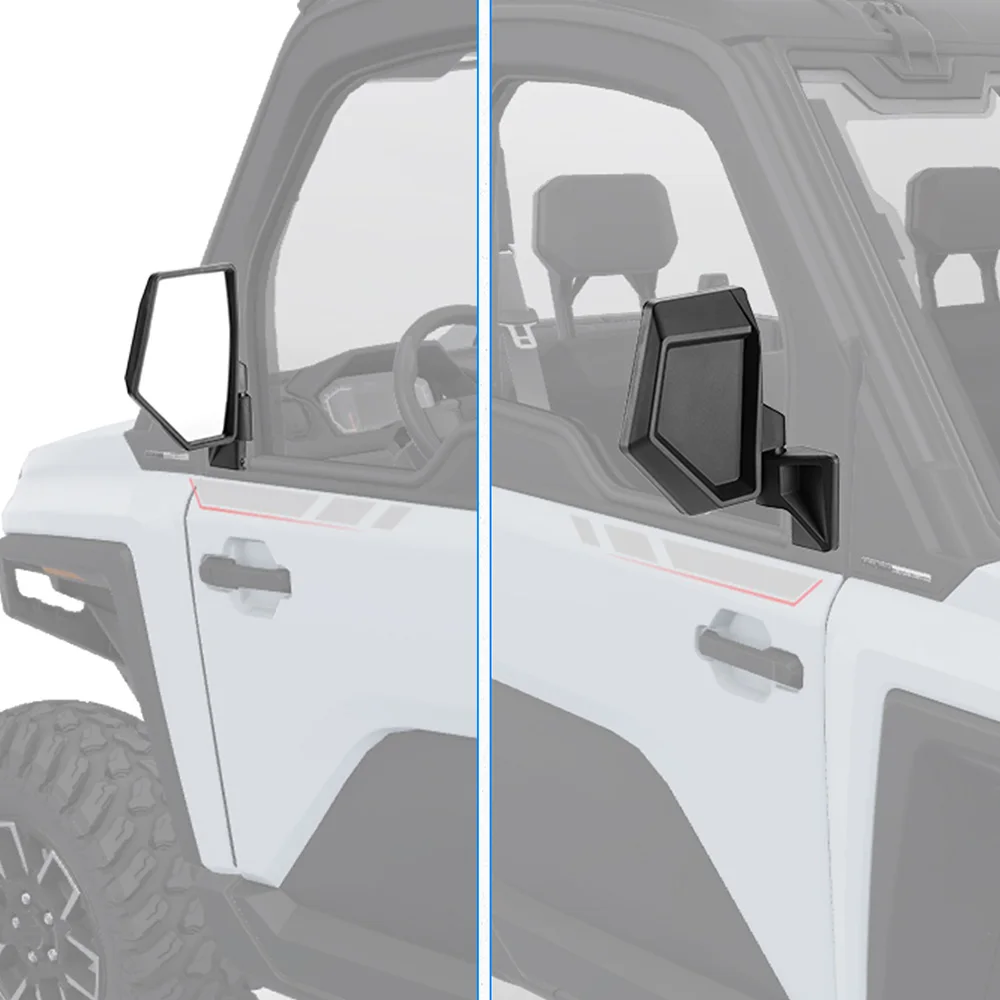 

#2889862 UTV Door-Mounted Kit Side Rearview Mirror Compatible with Polaris Ranger Crew/XD 1500 Northstar 2024 2025