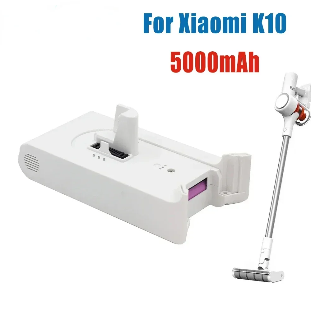 

New Replacement Battery Pack For Xiaomi Mijia K10 Handheld Cordless Vacuum Cleaner 25.2v 5000mAh LI-ion Rechargeable Batteries