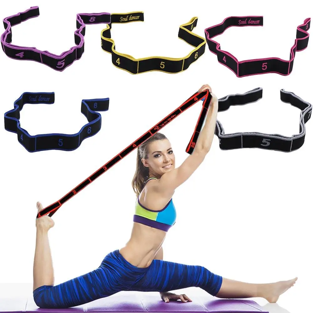 Training Tension Band Pull Rope Fitness Equipment Pilates Exercise Stretch Belt Elastic Band Yoga Pull Strap Resistance Bands