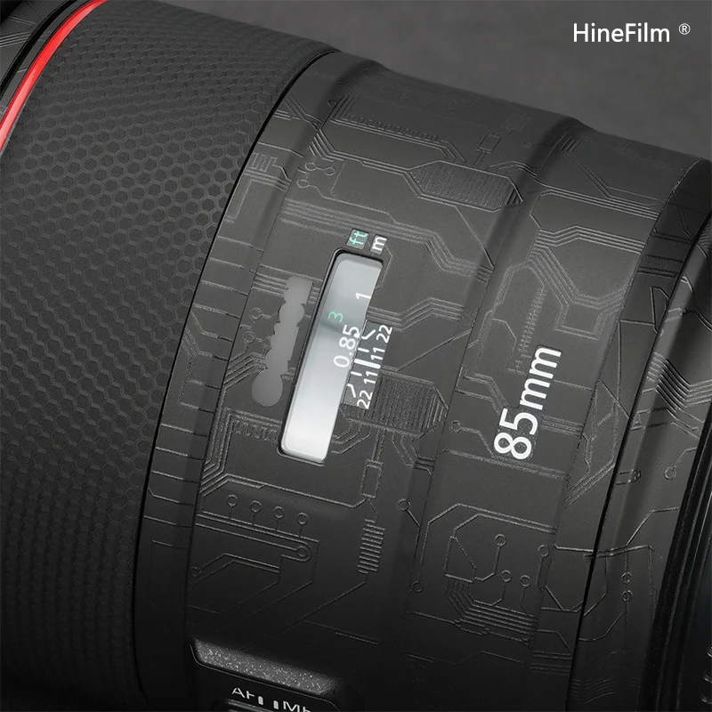 Hinefilm الجلد لكانون EF85 F1.4 عدسة ملصق مائي الجلد لكانون EF 85 مللي متر f/1.4L IS USM عدسة ملصق 85 1.4 التفاف غطاء 85F1.4 85 1.4 #4