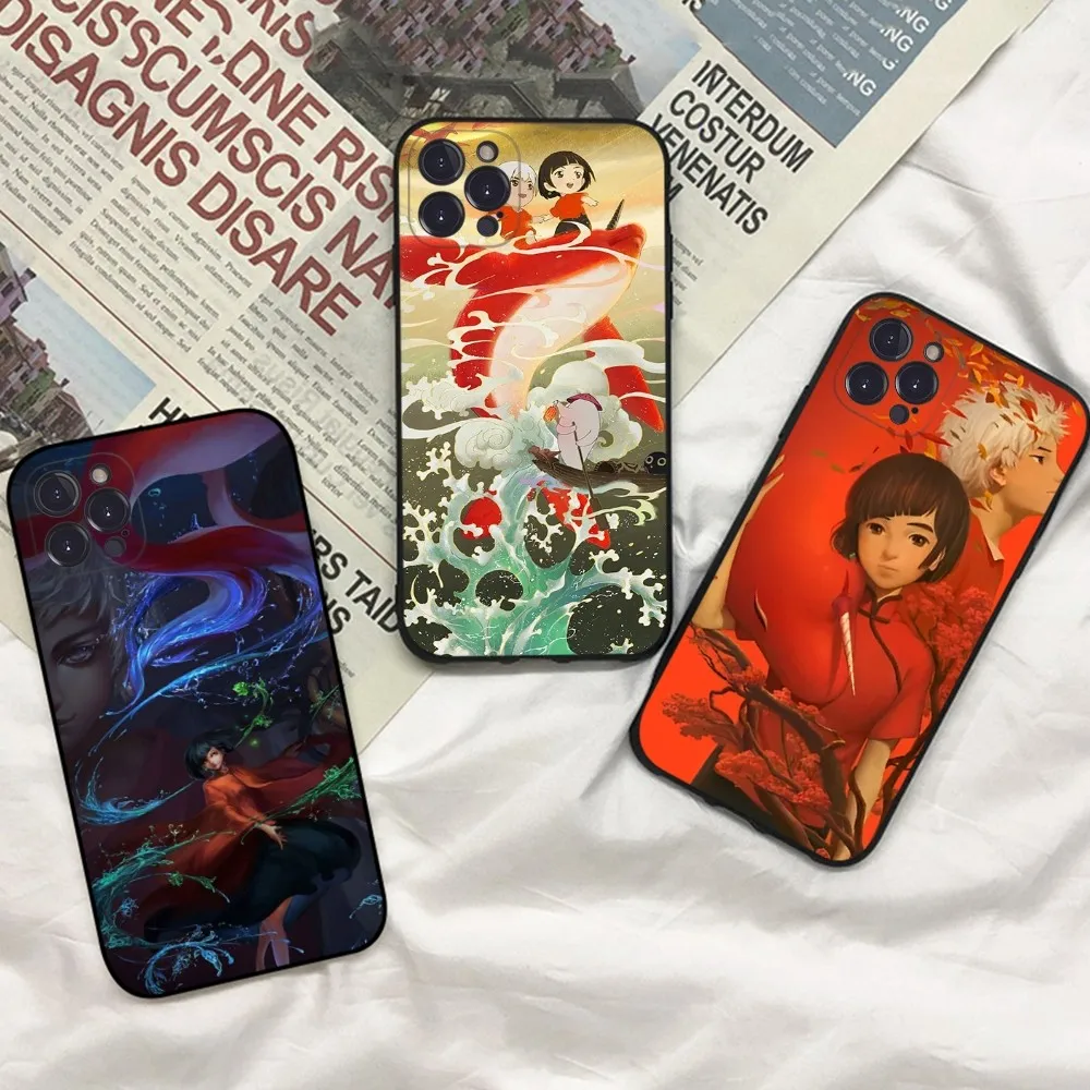 Big Fish & Begonia cartoon Phone Case Silicone Soft For iphone 15 14 13 12 11 Pro Mini XS MAX 8 7 6 Plus X 2020 XR Shell