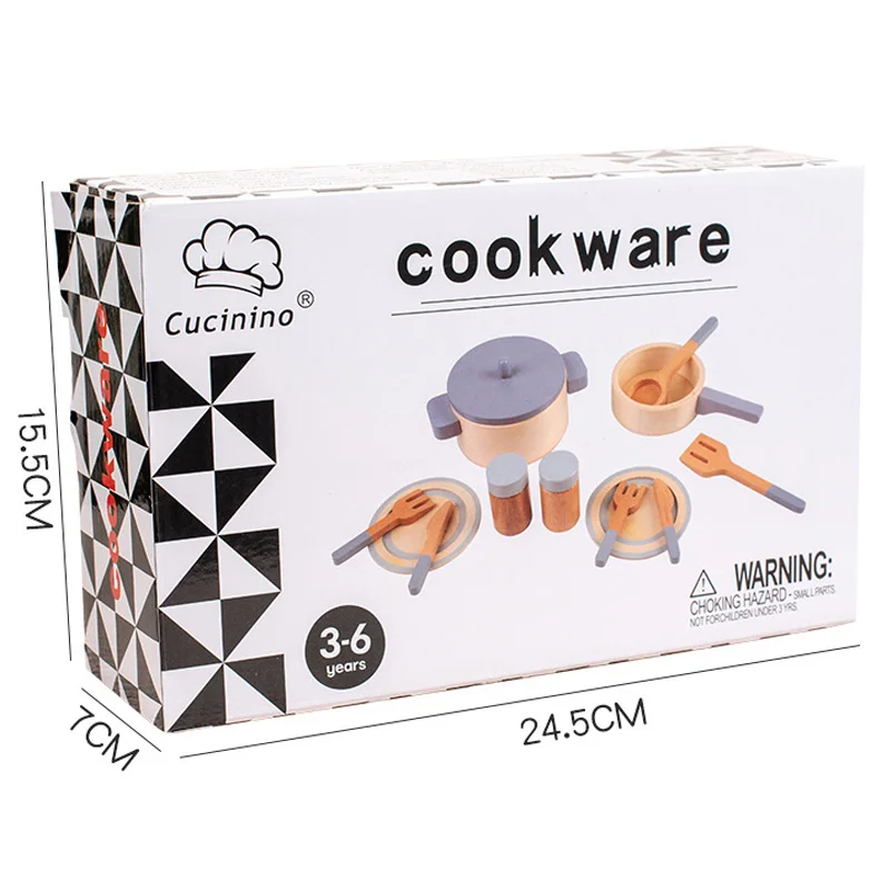 Mini Ustensile de Cuisine Miniature en Bois pour Enfant, Jouet de Simulation, ApprentiCumbria, Cadeau