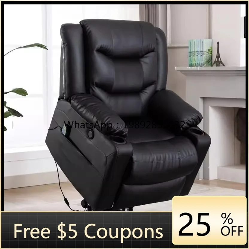 

YFY Top Grain Leather Electric Function Genuine Leather Sofa for Small Living Rooms