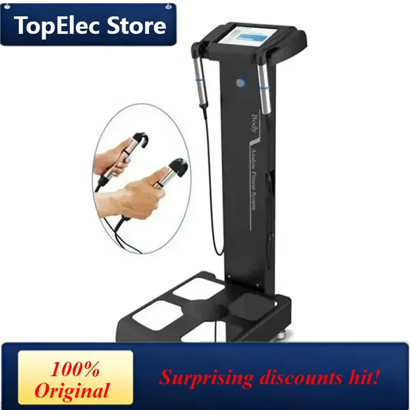 TopElec Bmi Body Analyzer Machine Professional Health Care Weight Test Fat Composition with WIFI Blueteeth And HP Color Printer