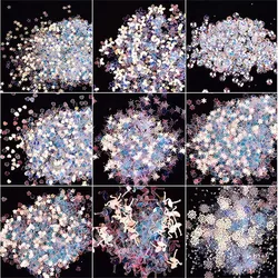 10g di Cristallo PVC Trasparente Allentato Paillettes star Del Fiore di Scintillio di Paillettes per la Unghie artistiche Manicure Cucito Decorazione di Cerimonia Nuziale Confetti