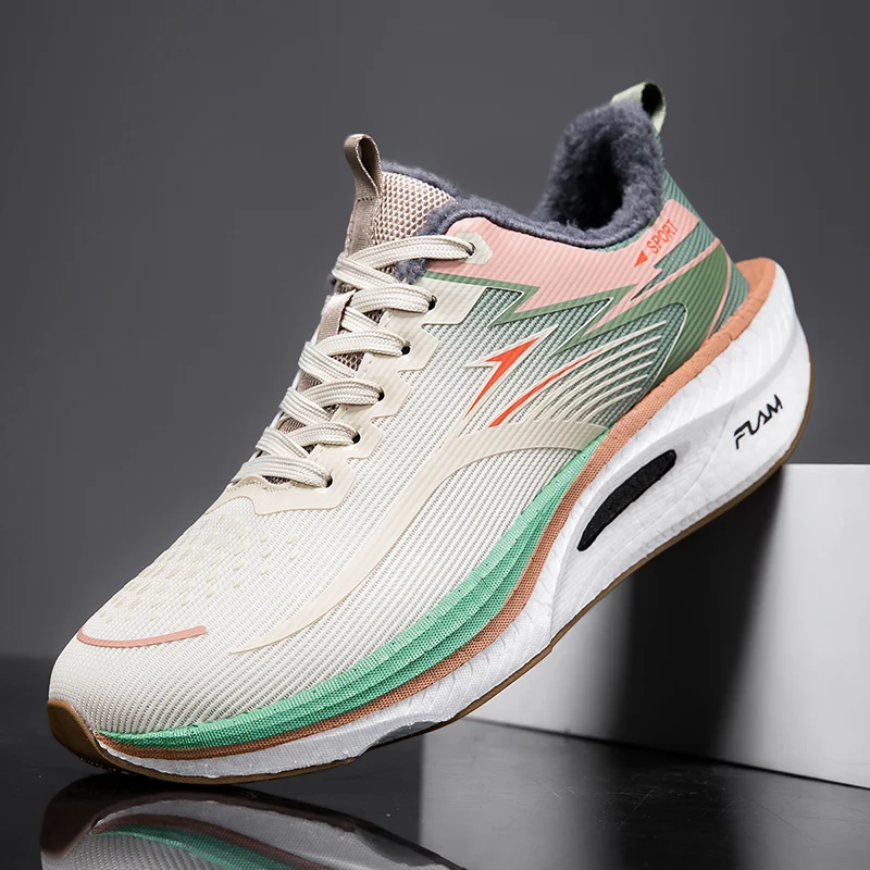 

Мужские и женские кроссовки для бега, дышащая сетчатая амортизация, уличная роскошная обувь, кроссовки для пар, гоночные кроссовки, обувь для бездорожья