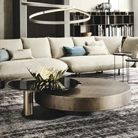 italian design antique graphite steel coffee table silver gold metal side table for living room modern 5