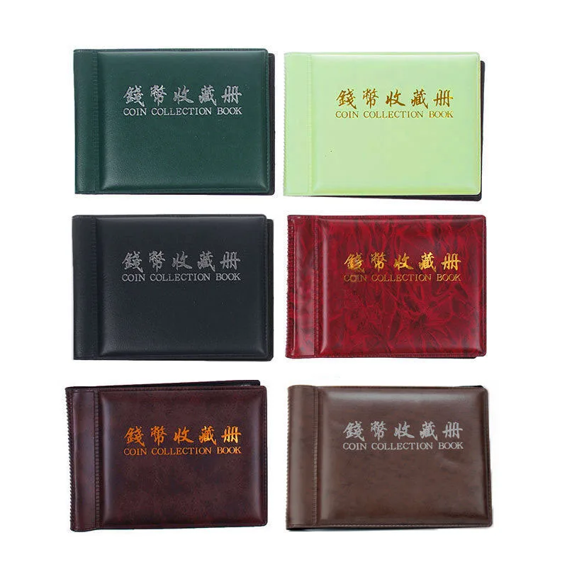 Book Coin Album Money Pockets 35*40mm Folders Openings Collection Collecting Penny Container Hot Portable Lightweight