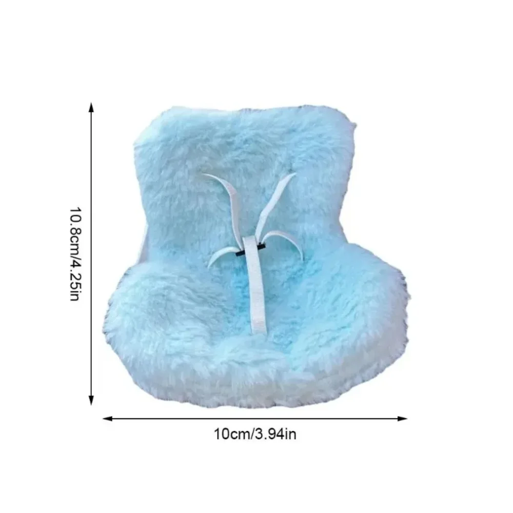 Assento de carro de boneca, modelo de cadeira de desenho animado, decoração de saída de assento de carro de boneca, estilo interior de carro