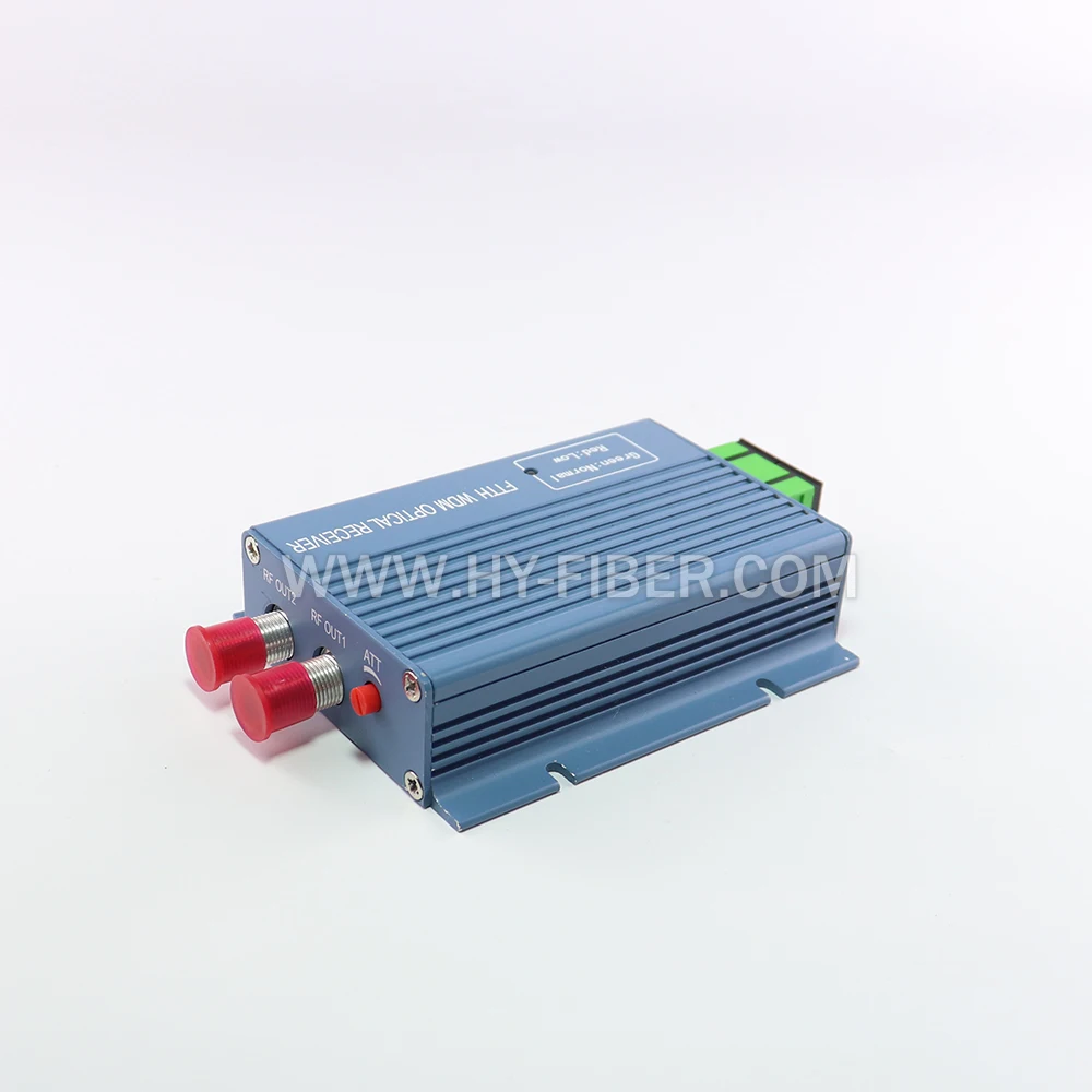 

FTTH Active Receiver CATV Optical Node, Mini WDM Converter, Triplexer, Minimode with Power, Two RF Port