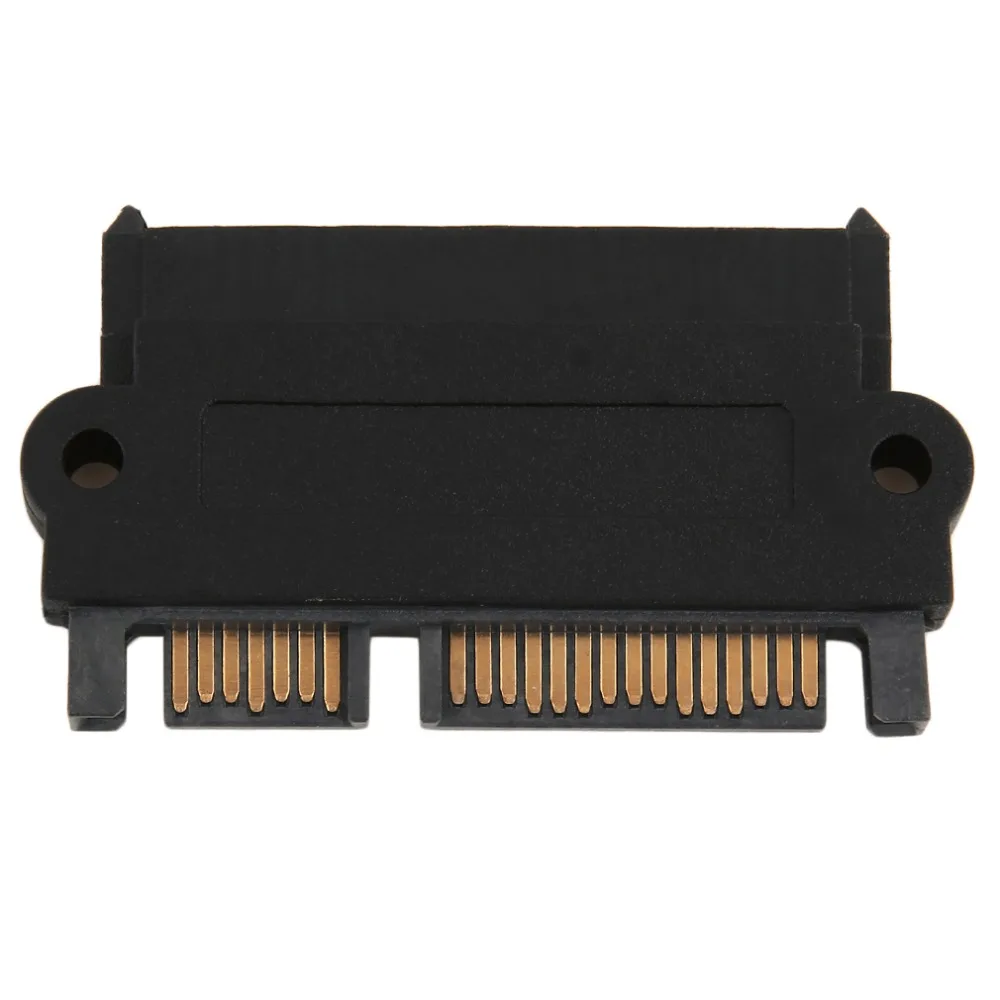 

Professional SFF-8482 SAS To SATA 180 Degree Angle Adapter Converter Straight Head Perfect Fit Your Device