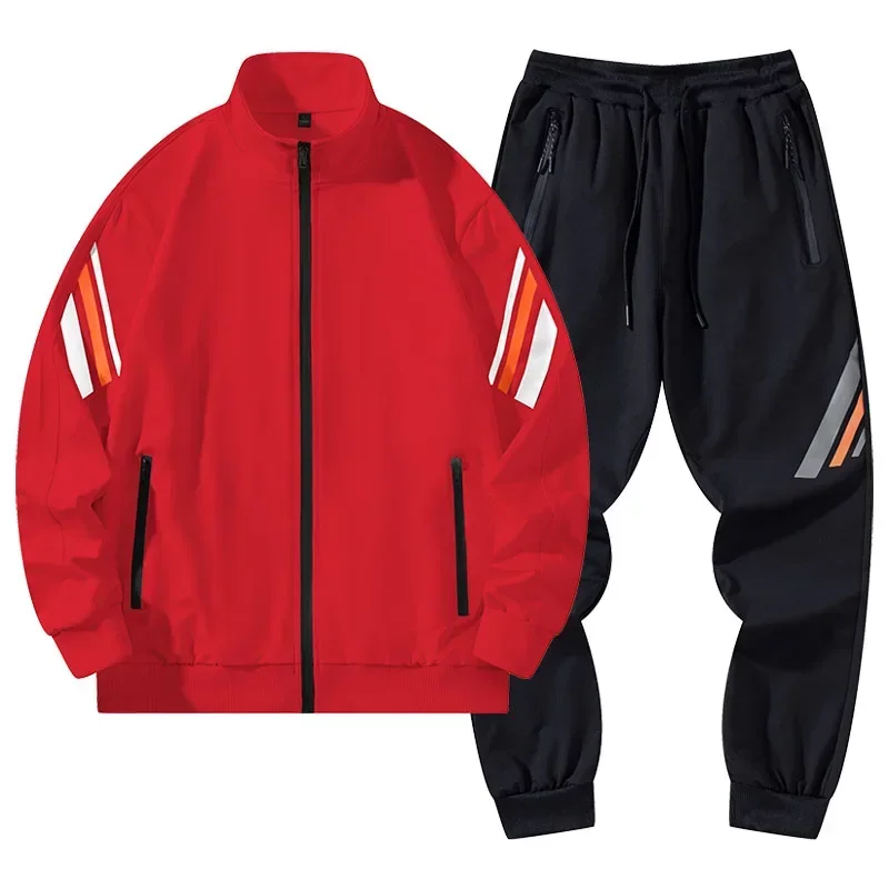 Men Tracksuits 2 Piece Spring Autumn Hip Hop Jogging Suits Sports Wear Man Running Suit Workout Windbreaker Fashion Clothing