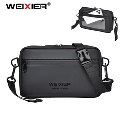 WEIXIER New Men Crossbody Sports Shoulder Bags Oxford Cloth Man Women Fashion Outdoor Sports Cycling Water Proof Cell Phone Bag