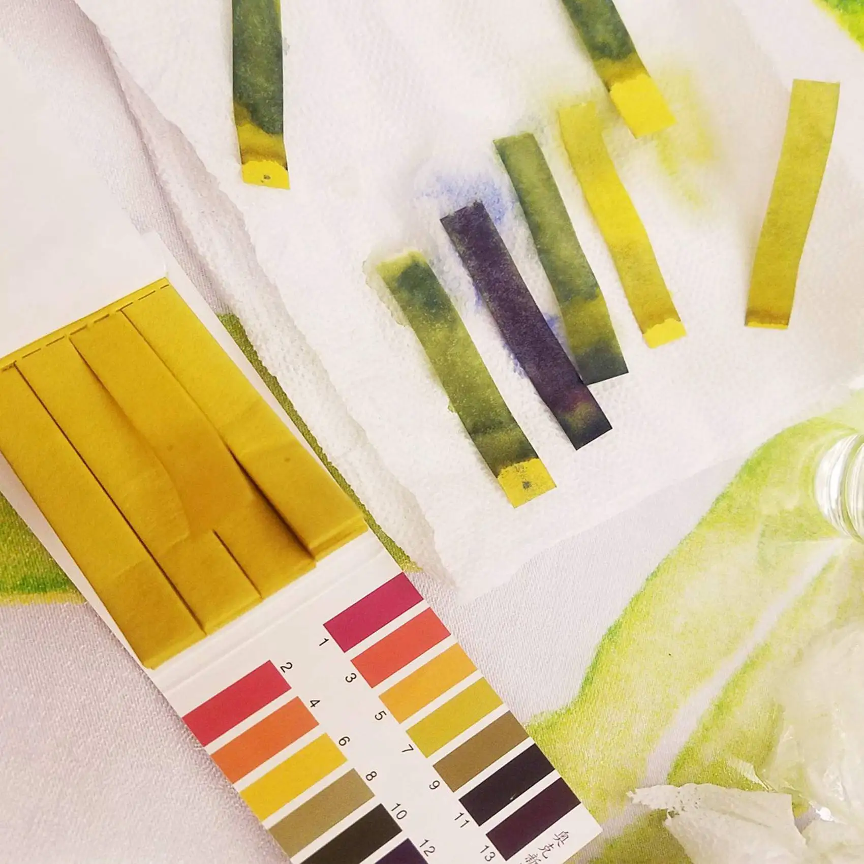 BAAG-4 Set 320 Streifen 1-14 PH Lackmuspapier Ph-Teststreifen Wasserkosmetik Boden PH-Testpapierstreifen mit Steuerkarte