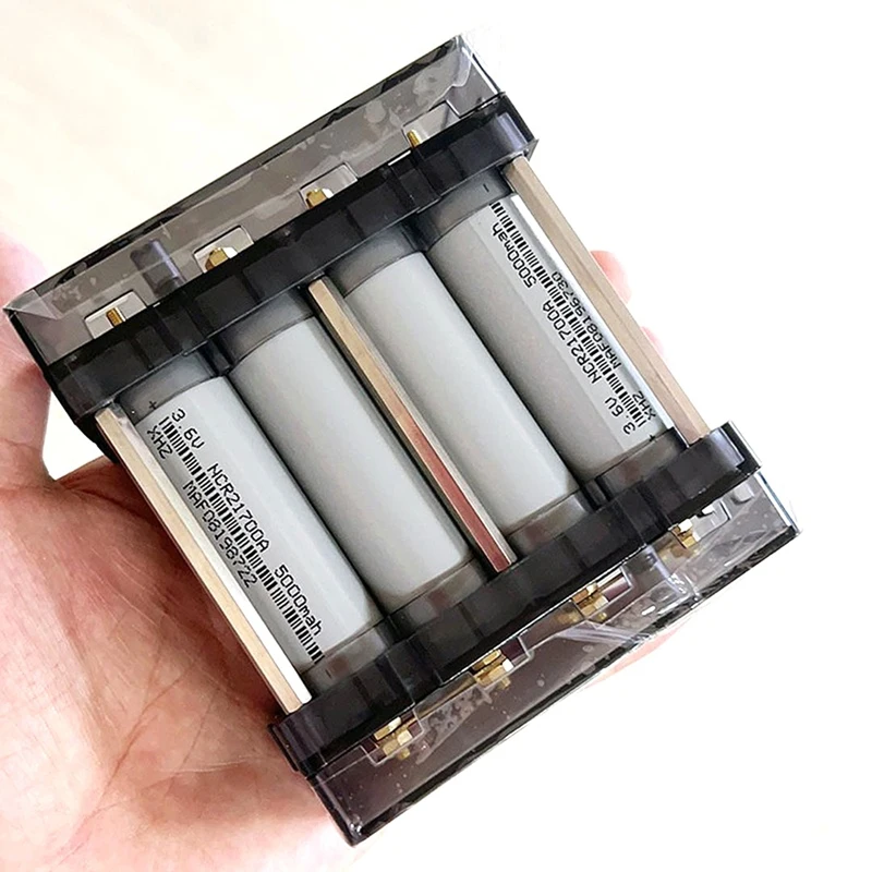 A48R-DIY Tool Spliceable Battery Box Battery Holder For 12V 24V 48V Energy Storage Kit Support High Current