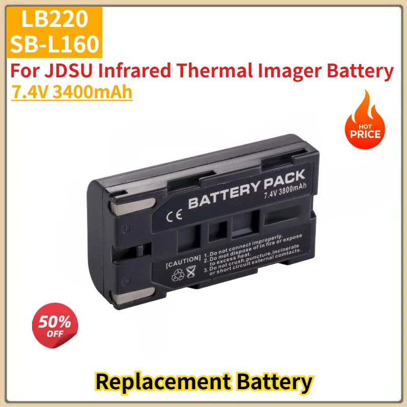 LB220 SB-L160 Battery for JDSU Infrared Thermal Imager Replacement Battery 7.4V 3400mAh