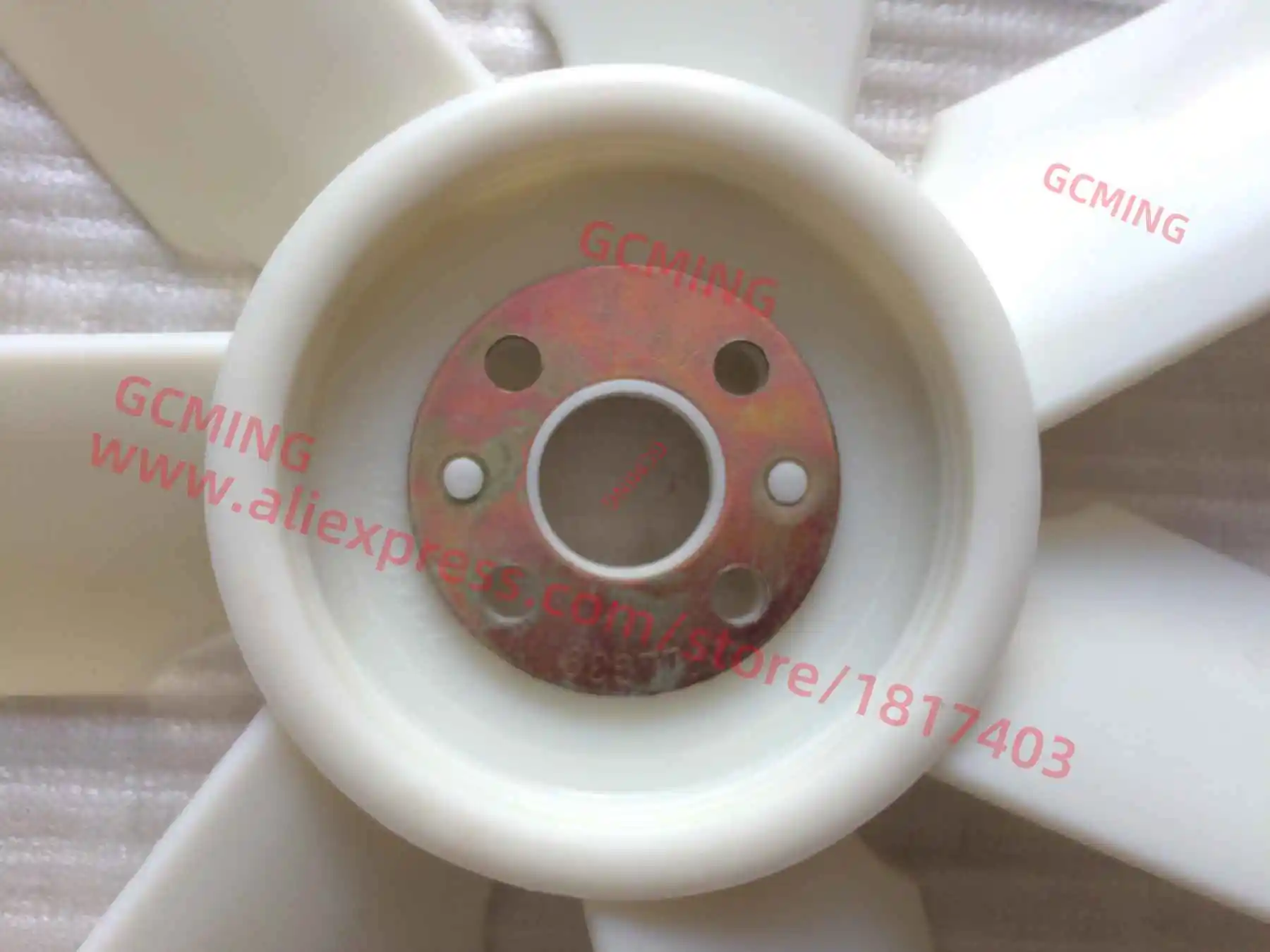 Lâmina de ventilador Yangdong Y380T / Y385T (Y480Q-11002A / 480G-11200), peças de motor Yangdong Y380T / Y385T / Y480T / Y485T
