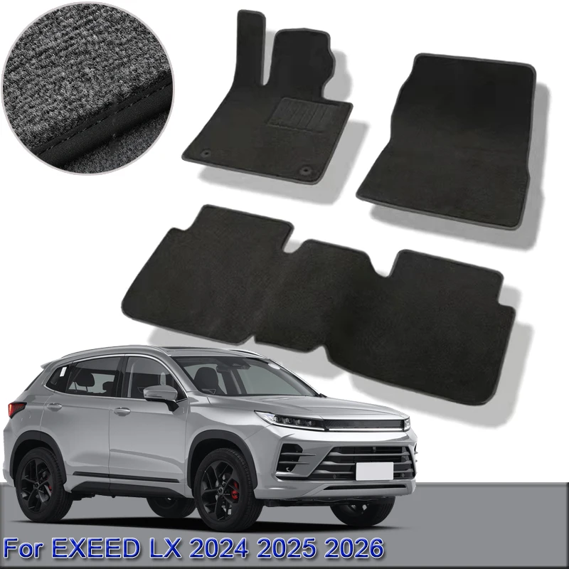 

For EXEED LX 2024 2025 2026 Custom Car Floor Mats Waterproof Non-Slip Floor Mats Interior Carpets Rugs Foot Pads Accessory