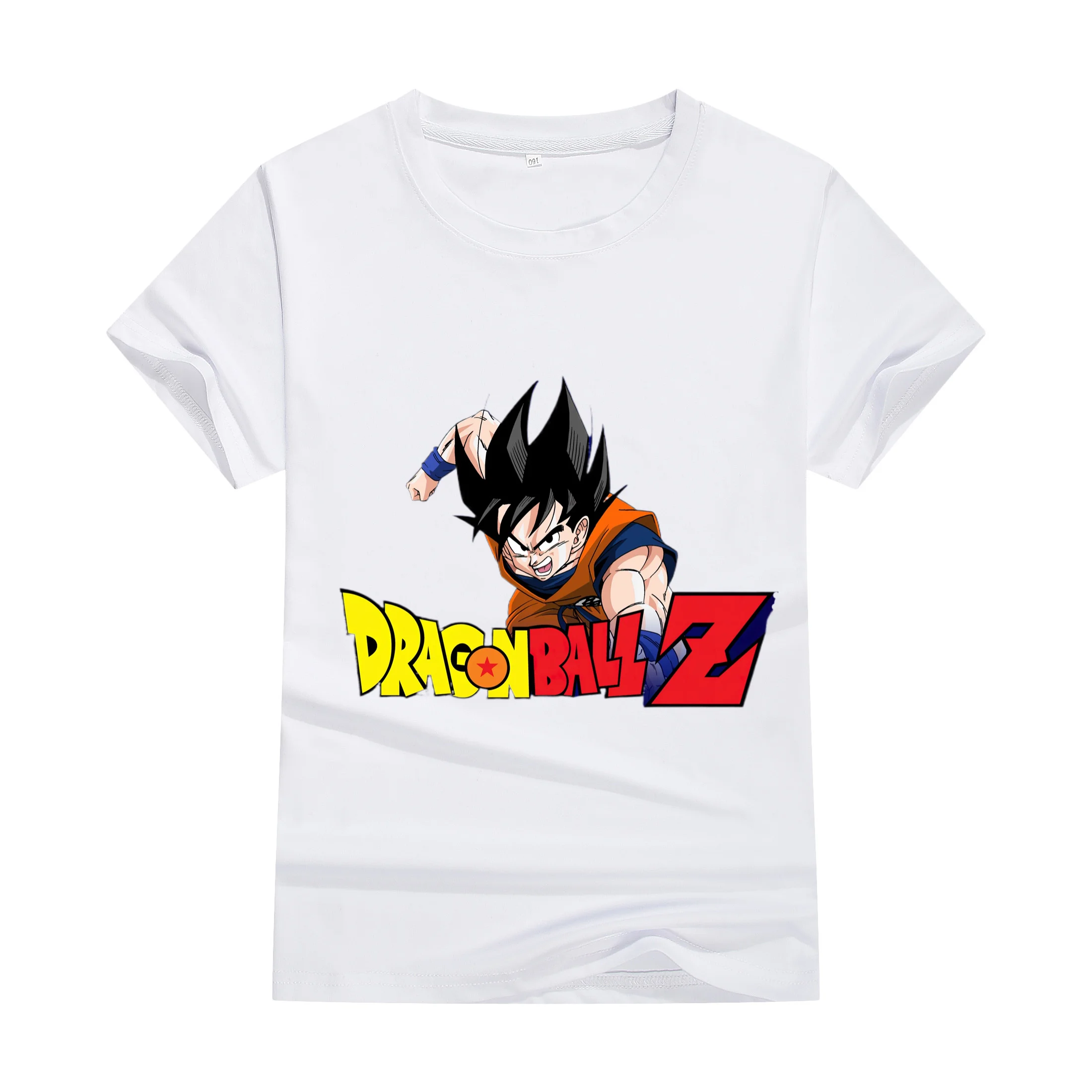 Dragon Ball Goku เสื้อยืดแฟชั่นสําหรับผู้ใหญ่อะนิเมะเสื้อผ้าสีขาว Unisex แขนสั้นการ์ตูนผ้าฝ้ายรอบคอ Tee Top ของขวัญ