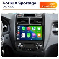 Radio de coche Android 14 para Kia Sportage 2 2004 - 2010 Carplay Auto FM estéreo reproductor de vídeo Multimedia navegación GPS WIFI unidad principal