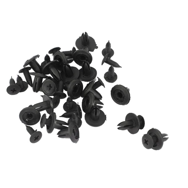 6mm Auto Fastener Rivet Clips Retainer Liner Bumper Deur Panel Fastener Clip voor Honda Auto Accessoires